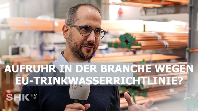 Kein Blei im Trinkwasser: Sanha ist vorbereitet